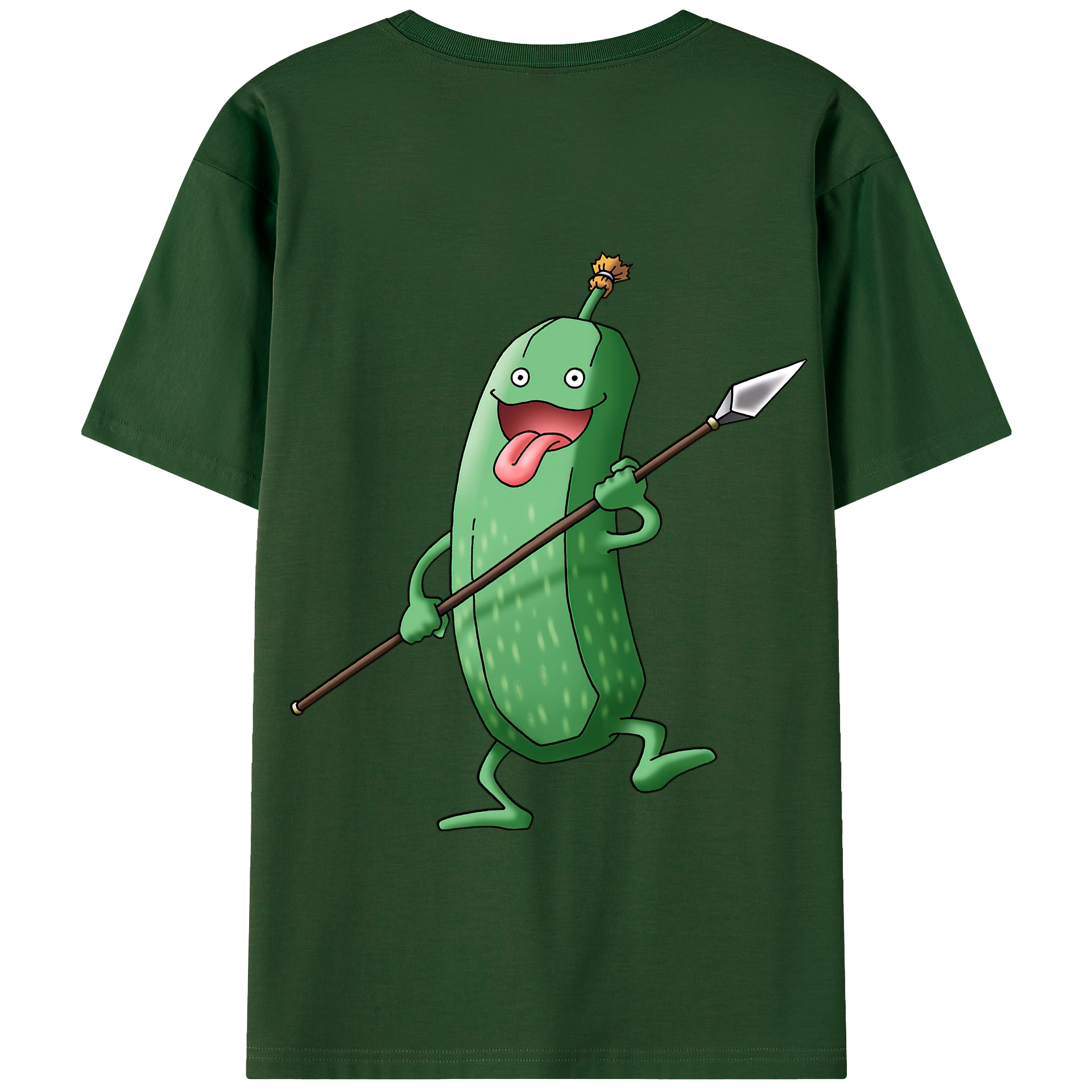 （画像用） ドラゴンクエスト Doragon Kuesuto Dragon Quest 綿100％半袖Tシャツ（背面プリント）